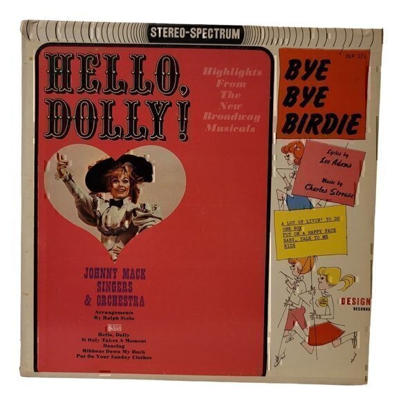 Hello Dolly Vintage Vinyl Record Album Johnny Mack Singers & Orchestra - Picture 1 of 4
